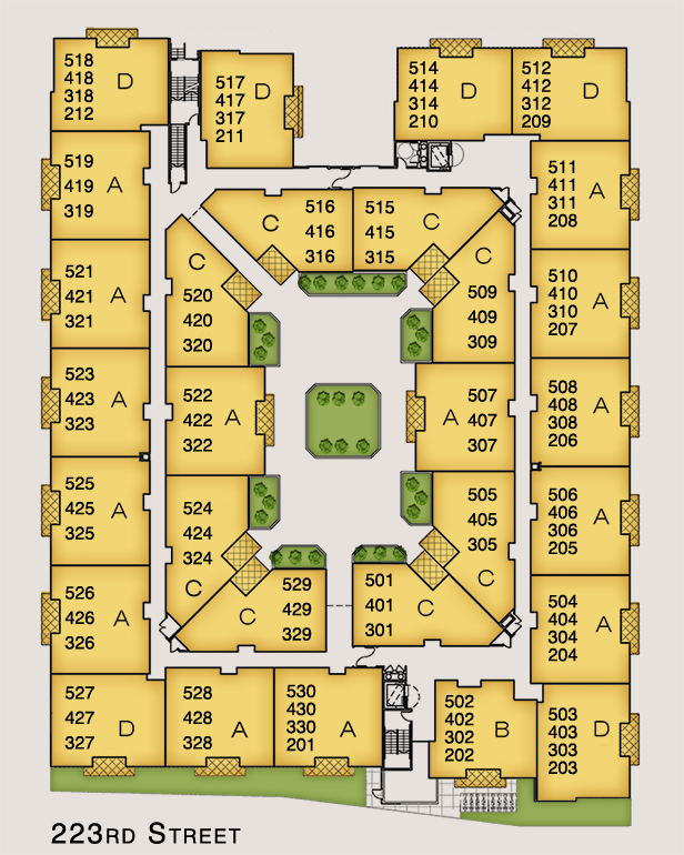 Seagate Homes Siteplan